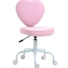 Rootz Skrivebordsstol - Stol drejelig - Stol Computer - Stol - Stolesæde - Pink - 40 x 50 x 79-89 cm