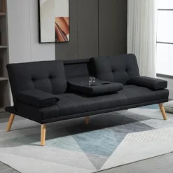 Rootz Sofa Bed - Guest Bed - Justerbar ryglæn - Max Comfort - Foldningstabel - 181x77x78 cm - Grå