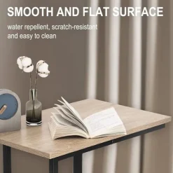 Rootz sofabord - sidebord - lys eg - robust konstruktion - let at samle - alsidigt - kompakt design - 55 cm x 36 cm x 59,5 cm