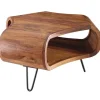 Rootz sofabord træ - moderne træ sofaborde - træ - brun - 55 x 38 x 55 cm