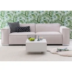 Rootz sofabord træ 60 x 60 x 35,5 cm spånplade - Sofabord Sofabord Moderne - Sidebord Firkantet Hvid - Design sofabord loungebord - Hvidt sofabord stu | Fyndiq