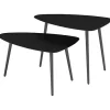 Rootz Sofabordssæt - Balkonbord - Sidebord - Vejrbestandig - Geometrisk design - 65cm x 45cm x 45cm