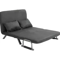 Rootz Sovesofa - Dobbeltsofa - Lænestolsseng - Gæsteseng - Sammenklappelig seng - Grå - 105 x 80 x 78 cm