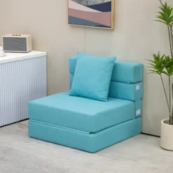 Rootz Sovestol - Afslapningsstol - Gæsteseng - Hurtig ombygning - Alsidig brug - Enestående komfort - 70 cm x 70 cm x 61 cm (sofa) / 70 cm x 174 cm x | Fyndiq