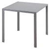 Rootz Spisebord - Køkkenbord - Glasbord - Firkantet bord - Glasplade - Kompakt design - Grå - 75L x 75W x 75H cm