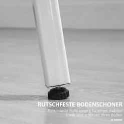 Rootz spisebord - rundt køkkenbord - moderne stil - træbordplade - robuste metalben - 80 cm x 76 cm - naturligt træ og hvid
