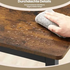 Rootz spisebord - skrivebord - køkkenbord - holdbart træspanel - 70 cm x 110 cm x 77 cm