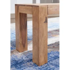 Rootz spisestuebænk massiv træ akacie 120 x 45 x 35 cm træbænk naturprodukt Køkkenbænk i landlig stil