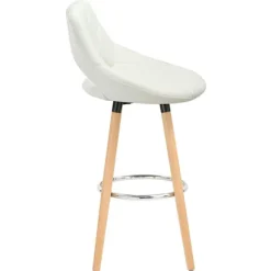 Rootz sæt med 2 barstole - Bordskamler - Høje stole - Ergonomisk støtte - Nem montering - Holdbart design - 43cm x 40cm x 96cm