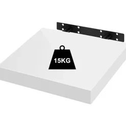Rootz sæt med 4 væghylder - Displayhylder - Opbevaringshylder - Holdbar MDF-konstruktion - Alsidig og nem installation - 30 cm x 22,9 cm x 3,8 cm