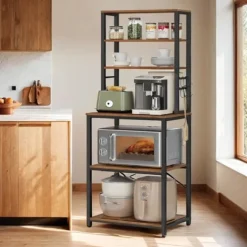 Rootz Standing Kitchen hylde - Mikrobølgestand - 6 Tier Rack - Rumbesparelse - 40 x 60 x 167 cm