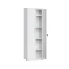 Rootz Steel Opbevaringsskab - Højt skab - Grå - Organizerhylde - 40cm x 60cm x 180cm - Metal - 30,9kg - 25kg Kapacitet - Montering påkrævet