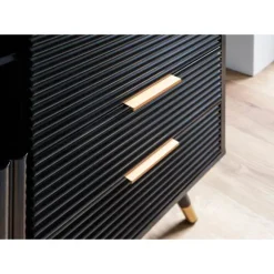 Rootz Stilfuld kommode - Moderne Kommode - Opbevaringsløsning - Lameldesign - 77 cm x 97 cm x 40 cm