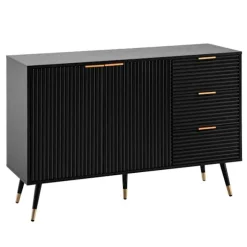 Rootz Stilfuld kommode - Moderne Kommode - Elegant opbevaringsenhed - Rigelig opbevaring, Anti-Slip Design - 120 cm x 80 cm x 40 cm