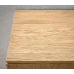 Rootz Stilfuld skænk - Moderne kabinet - Oakindretningsopbevaringsenhed - Justerbare hylder - 140 cm x 80 cm x 39 cm
