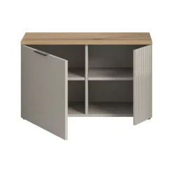 Rootz Storage Bench - Brown - Moderne siddepladser - 4 rum - 90 kg kapacitet - 80x48x36cm