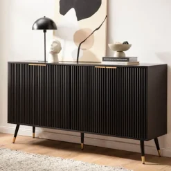 Rootz Stylfuldt skuffer - Moderne skænk - Opbevaringsenhed - Rummelig design - 150 cm x 81 cm x 39 cm