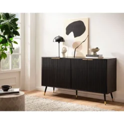 Rootz Stylfuldt skuffer - Moderne skænk - Opbevaringsenhed - Rummelig design - 150 cm x 81 cm x 39 cm