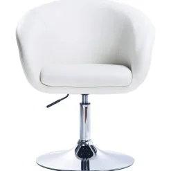 Rootz Swivel Lounge Chair - Ergonomisk kontorstol - Justerbar skrivebordsstol - Komfortabel, støttende, holdbar - Kunstlæder - 41cm x 40cm x 74-87cm | Fyndiq