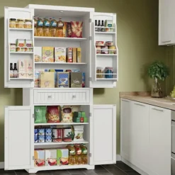 Rootz Tall Kitchen Skab - Spisestueskab - Opbevaringsløsning - Justerbare hylder - 40 x 76 x 182,1 cm