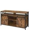 Rootz TV Cabinet Vintage Country Style - Media Console - Retro TV Stand - Chipboard & Steel - 40 cm x 147 cm x 76 cm