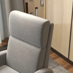 Rootz Tv Lænestol - Fold-out Fodstøtte - Hvile Tv Stol - Kan vippes op til 160° - Relax Chair - Blødt stof - Højdensitetslomme - Stue - Flerlagsbræt - | Fyndiq
