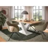 Rootz Udvideligt spisebord - Udvidelig bord - X -ben spisebord - holdbar og let at rengøre - 150-190 cm x 76 cm x 80 cm
