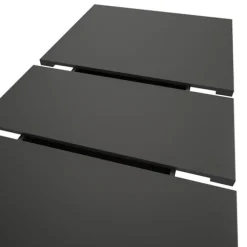 Rootz Udvideligt spisebord - Brun og grå efterligning - Rumbesparende - 150-190x76x80 cm - Dobbelt kolonnebase - Let at rengøre