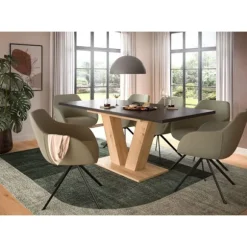 Rootz Udvideligt spisebord - Spisebord - Moderne spisebord - Justerbar længde 150-190 cm - Chipboard af høj kvalitet