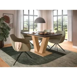 Rootz Udvideligt spisebord - Spisebord - Moderne spisebord - Justerbar længde 150-190 cm - Chipboard af høj kvalitet