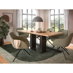 Rootz Udvideligt spisebord - Spisebord - Udvidelig bord - Høj holdbarhed - 150-190 cm x 76 cm x 80 cm