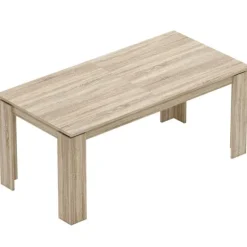 Rootz udvideligt spisebord - Udvidbart bord - Space Master - Træ - Sæder 6-10 - 180 cm til 260 cm x 90 cm x 76,6 cm