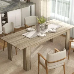 Rootz udvideligt spisebord - Udvidbart bord - Space Master - Træ - Sæder 6-10 - 180 cm til 260 cm x 90 cm x 76,6 cm