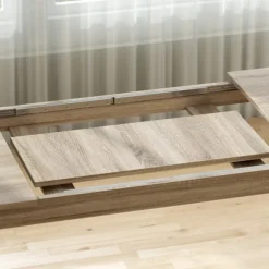 Rootz udvideligt spisebord - Udvidbart bord - Space Master - Træ - Sæder 6-10 - 180 cm til 260 cm x 90 cm x 76,6 cm