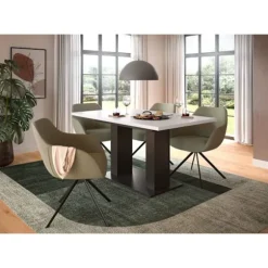 Rootz Udvideligt spisebord - Udvideligt - Spisebord - holdbar og let ren - 150-190 cm x 76 cm x 80 cm
