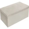 Rootz Velvet Opbevaringsskammel - Sammenfoldelig osmannisk - Stor kapacitet - Stabilt stel - 76 cm x 38 cm x 37,5 cm