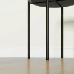 Rootz Velvet spisestuestole Sæt med 4 - Stabelbare køkkenskamler - Polstrede møbler - Elegant design - Pladsbesparende - 41,5 cm x 41,5 cm x 46 cm
