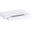 Rootz væghylde - Vægmonteret hylde - Flydende hylde - MDF flydende hylde med skuffe - Hvid - 40 cm x 25 cm x 5 cm - Yderligere opbevaring