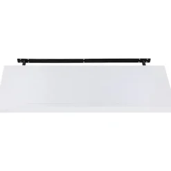 Rootz væghylde - Vægmonteret hylde - Flydende hylde - MDF flydende hylde med skuffe - Hvid - 40 cm x 25 cm x 5 cm - Yderligere opbevaring