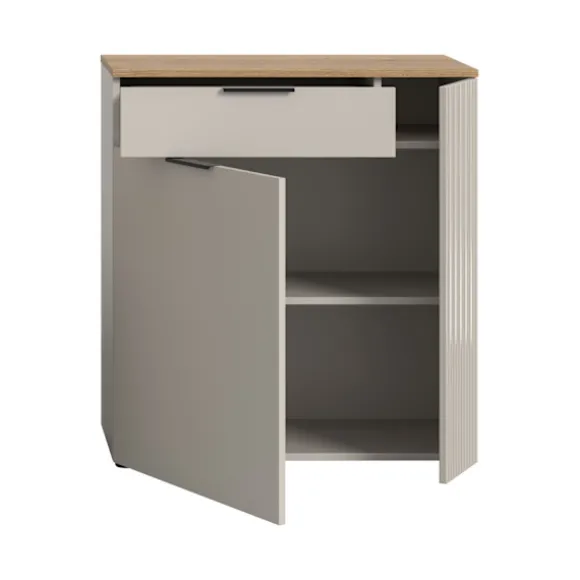 Rootz White Chest of skuffer - kommode - Opbevaringsskab - Alsidig plads - 80x88x36 cm