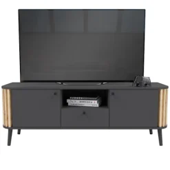 Rootz Wood Material Chest of skuffer - Gray Lowboard Pure - Artisan Oak NB - 138 cm x 50 cm x 40 cm - Bæredygtig FSC -certificerede møbler