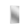 Rootz Wood Material High Gloss White Garderobe Mirror Set - Shoe Rack - Entryway Hallway Furniture - Sustainable FSC Certified - 91 cm x 193 cm