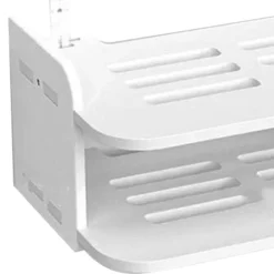 Router rack væg stue TV set-top boks soveværelse wifi opbevaringsboks rack stans-fri vægmonteret