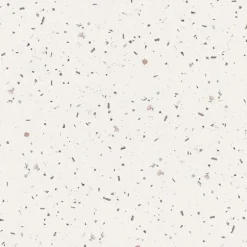 Rund høj bar Ø 60 cm Rom bistro terrazzo Vit