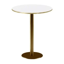 Rund høj bar Ø 60 cm Rom hvid bistro Vit
