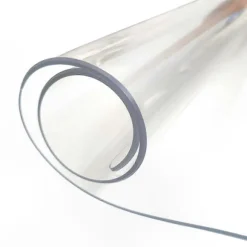 Rund PVC Bordbeskytter, 5 Størrelser, 2.0mm Tyk Vandtæt Vinyl Skrivebordsmåtte til Borde 90cm