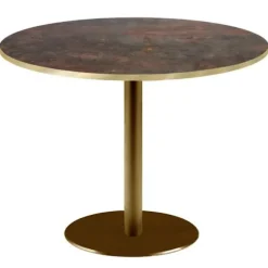 Rundt bord Ø 120 cm Rom bistro rust brun