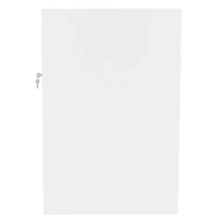 Salgstæller Hvid LED Integreret K1200 Skydedøre [2 Nøgler INKLUDERET] Beige