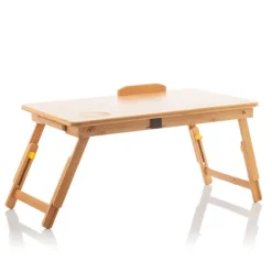 Sammenfoldeligt støttebord i bambus Lapwood InnovaGoods