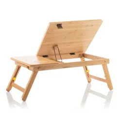 Sammenfoldeligt støttebord i bambus Lapwood InnovaGoods